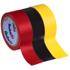 Rubafix Gewebeband Maße: (B)19 mm x (L)3 m rot (1...