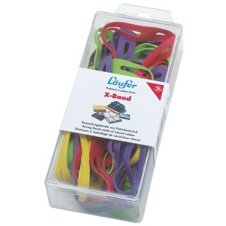 Läufer X Band in der Dose 30 g 130 x 11 mm bunt sortiert