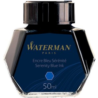 WATERMAN Tinte Serenity Blue Inhalt: 50 ml im Glas