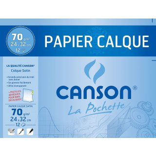 CANSON Transparentpapier 240 x 320 mm 70 g/qm