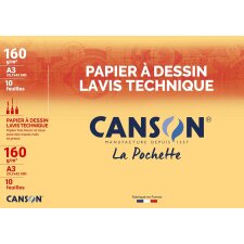 CANSON technisches Zeichenpapier DIN A3 160 g/qm...