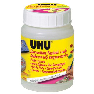 UHU Servietten Technik Lack seidenglanz Inhalt: 150 ml in Kunststoffdose