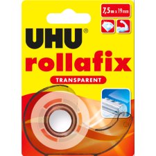 UHU Klebefilm rollafix transparent inkl. Handabroller