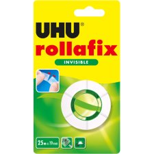 UHU Klebefilm rollafix invisible 19 mm x 25 m