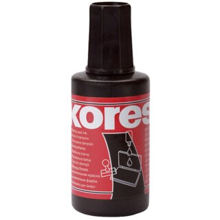 Kores Stempelfarbe Inhalt: 27 ml schwarz