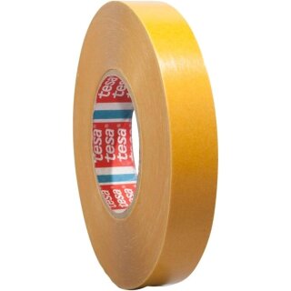tesa tesafix doppelseitiges Klebeband 4070 25 mm x 50 m weiß