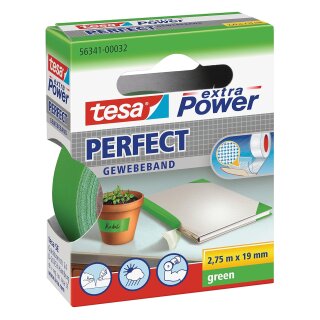 tesa Gewebeband 19 mm x 2,75 m grün