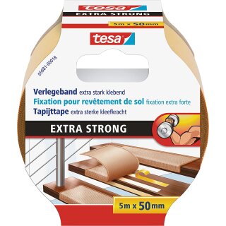 tesa Verlegeband extra stark klebend braun 50 mm x 5 m