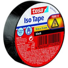 tesa Isolierband ISO TAPE 15 mm x 10 m schwarz