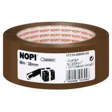 NOPI Verpackungsklebeband Classic 50mm x 66m braun (Preis...