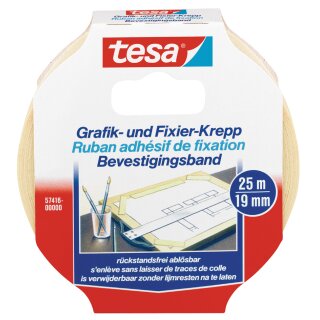 tesa Grafik und Fixierkreppband 19 mm x 25 m