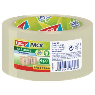 tesapack Verpackungsklebeband Eco & Strong 50 mm x 66 m