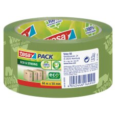 tesapack Verpackungsklebeband Eco & Strong 50 mm x 66 m