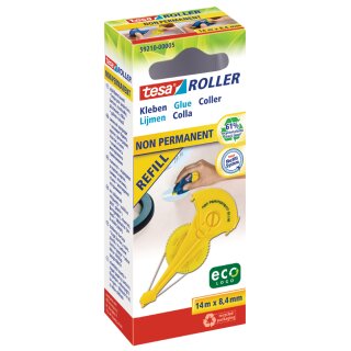 tesa ecoLogo Refill Klebekassette nonPERMANENT GLUE 8,4 mm x 14 m