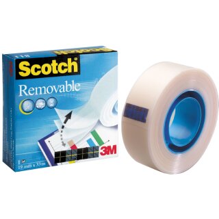 Scotch Klebefilm Magic 811 ablösbar 19 mm x 33 m