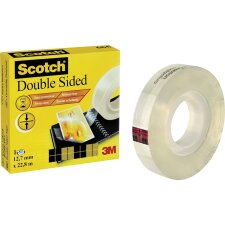 Scotch doppelseitiger Klebefilm 665 12 mm x 22,8 m