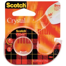 Scotch Klebefilm Crystal Clear 600 inkl. Handabroller