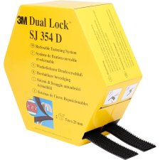 3M Dual Lock Flexibler Druckverschluss Farbe: schwarz