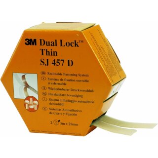 3M Dual Lock Flexibler Druckverschluss Farbe: transluzent
