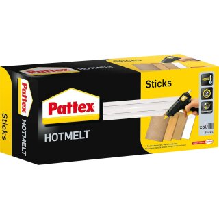Pattex Heißklebepatrone HOT STICKS rund 1 kg transparent
