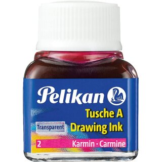 Pelikan Tusche A Inhalt: 10 ml im Glas karminrot (2)