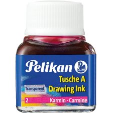 Pelikan Tusche A Inhalt: 10 ml im Glas karminrot (2)