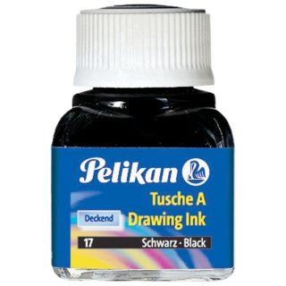 Pelikan Tusche A Inhalt: 10 ml im Glas schwarz (17)