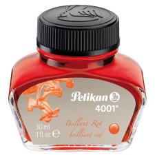 Pelikan Tinte 4001 im Glas rot Inhalt: 30 ml
