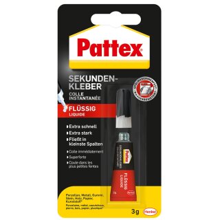 Pattex Sekundenkleber Classic flüssig 3 g Tube