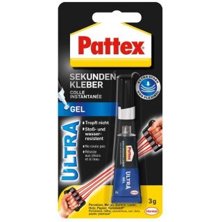 Pattex SekundenAlleskleber Ultra Gel 3 g Tube