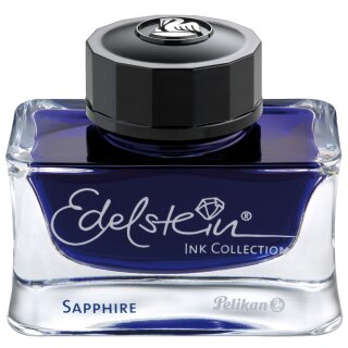 Pelikan Tinte "Edelstein Ink Sapphire" Inhalt: 50 ml im Glas
