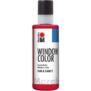 Marabu Window Color "fun & fancy" 80 ml rubinrot