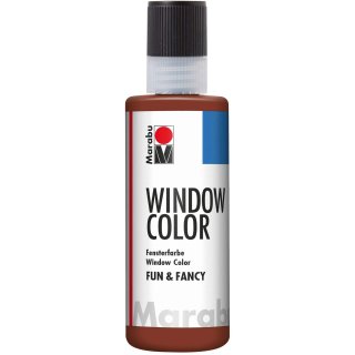 Marabu Window Color "fun & fancy" 80 ml mittelbraun