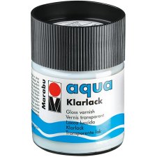 Marabu Klarlack Aqua hochglänzend 50 ml im Glas