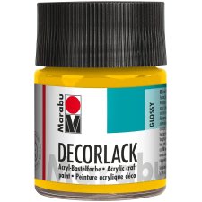 Marabu Acryllack "Decorlack" mittelgelb 50 ml...