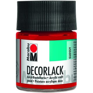 Marabu Acryllack "Decorlack" kirschrot 50 ml im Glas