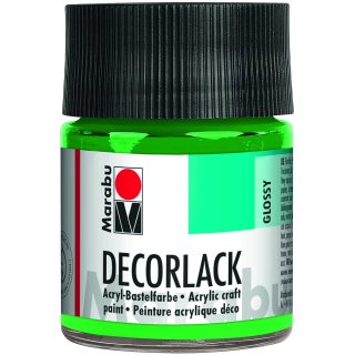 Marabu Acryllack "Decorlack" hellgrün 50 ml im Glas