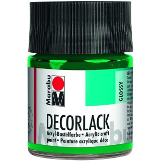 Marabu Acryllack "Decorlack" saftgrün 50 ml im Glas