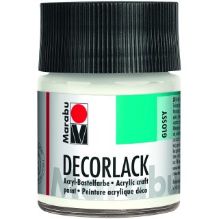 Marabu Acryllack "Decorlack" weiß 50 ml im Glas