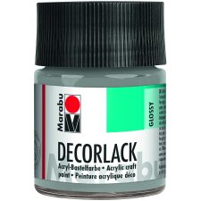 Marabu Acryllack "Decorlack" metallic silber 50...