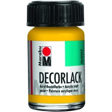 Marabu Acryllack "Decorlack" mittelgelb 15 ml...