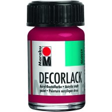 Marabu Acryllack "Decorlack" karminrot 15 ml im...