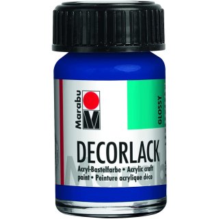 Marabu Acryllack "Decorlack" mittelblau 15 ml im Glas