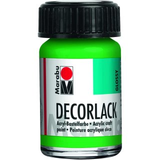 Marabu Acryllack "Decorlack" hellgrün 15 ml im Glas