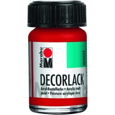 Marabu Acryllack "Decorlack" geranienrot 15 ml...