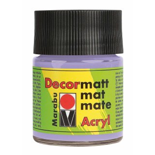 Marabu Acrylfarbe "Decormatt" lavendel 50 ml im Glas