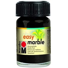 Marabu Marmorierfarbe "Easy Marble" schwarz 15...