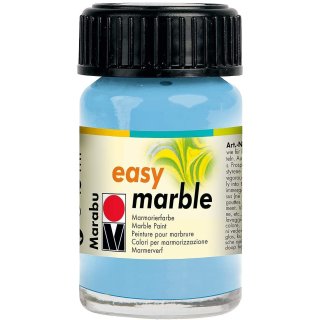 Marabu Marmorierfarbe "Easy Marble" hellblau 15 ml Glas