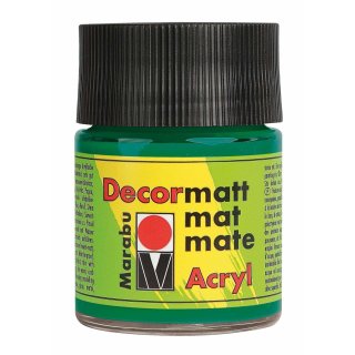 Marabu Acrylfarbe "Decormatt" saftgrün 50 ml im Glas