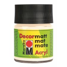 Marabu Acrylfarbe "Decormatt" elfenbein 50 ml...